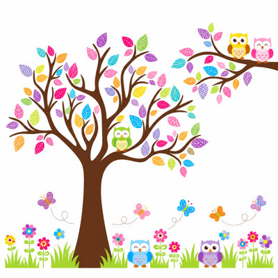 Plants & Flowers Non-Wall Damaging Wall Decal