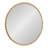 Rippled Round Bathroom Mirror