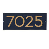 Floating 1-Line Wall Address Plaque