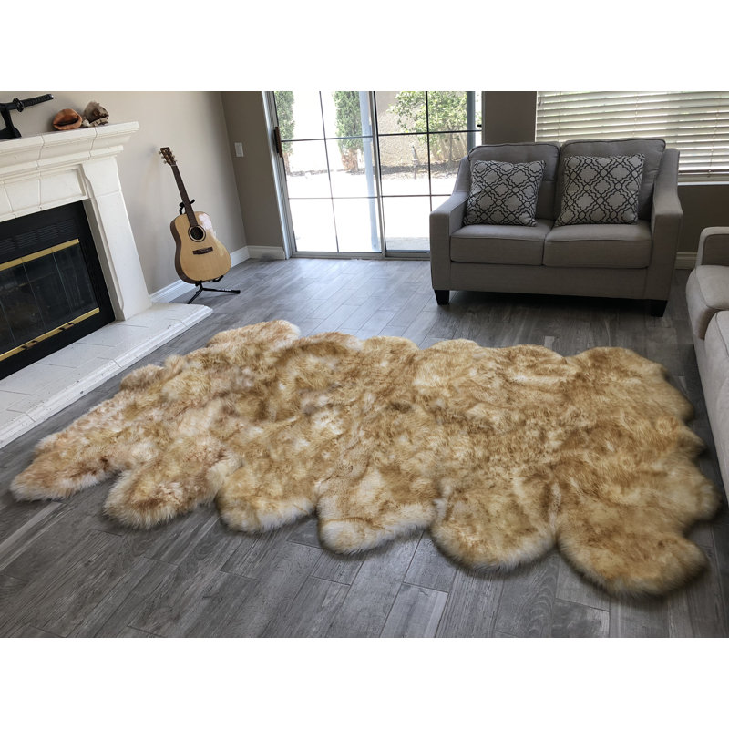 Tapis beige Wicklund, Nouveauté 6 pi x 12 pi