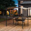  8X5 Ft Outdoor Grill with Serving Shelf and Storage Hooks