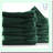 EcoSoft 12-Pack Cotton Washcloths - High Absorbency, Quick Dry, Soft 13x13 Body & Face Cloths in Hunter Green