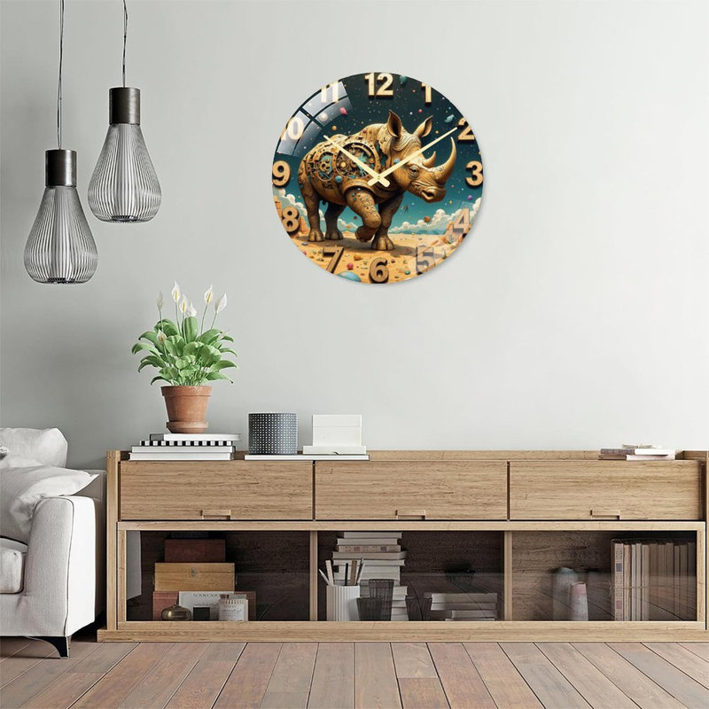 Horloge murale Rhino - horloge murale 24 po