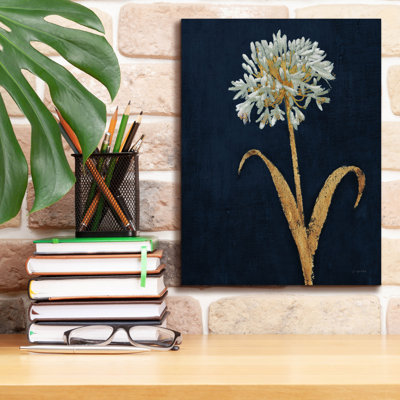 «Shimmering Summer 3 Indigo C» par James Wiens, art mural sur toile