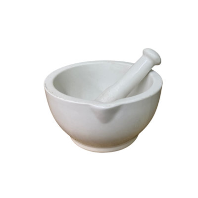 Jian Stoneware Pestle And Mortar
