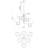Alba 6 - Light Steel Chandelier-95320120