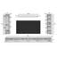 TV Stand for TVs up to 88"