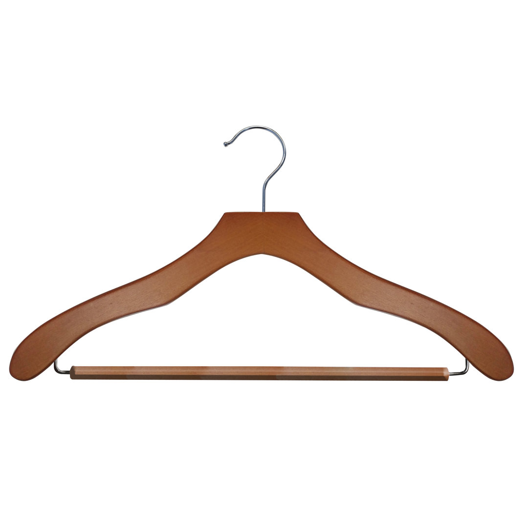 Wood Standard Hanger for Dress/Shirt/Sweater (Set of 50) Rebrilliant 