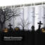 Rideau de douche d'Halloween citrouille d'Halloween avec 12 crochets-1902438522