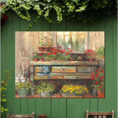 Ares All-Weather Canvas Plants & Flowers Wall Decor