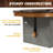 Barrington Urban 10-Player Texas Hold'em Poker Table with Dining Tabletop