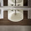 Lavabo de salle de bain piédestal en porcelaine vitrifiée avec trop-plein 26,81 po Cimarron-10940870-19195628