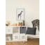 Carrie debout, grande girafe, reproduction encadrée-2127135996
