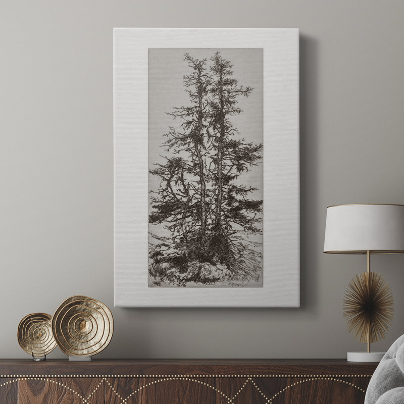 Paysage rétro CCxxi - galerie enveloppée de cavas, H 18 po x l 12 po