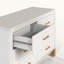 Commode double blanche à 6 tiroirs-2119540966
