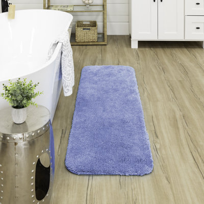 Wayfair Basics Brassfield Tufted Nylon Non Slip Bath Rug