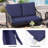 Latitude Run® 4.7'' Thick Outdoor Seat / Back Cushion-1212873118