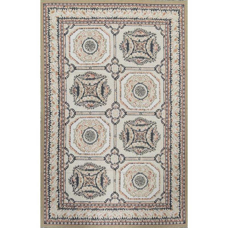Aubusson Renaissance Wool Oriental Area Rug