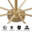 Kaymarie 8 - Light Dining Room Candle Style Modern Farmhouse Chandelier UL Certified-94721733-94721732