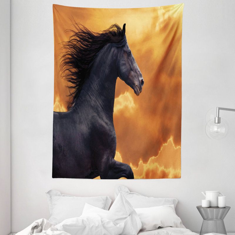 Tapisserie en polyester, H 80 po x l 60 po