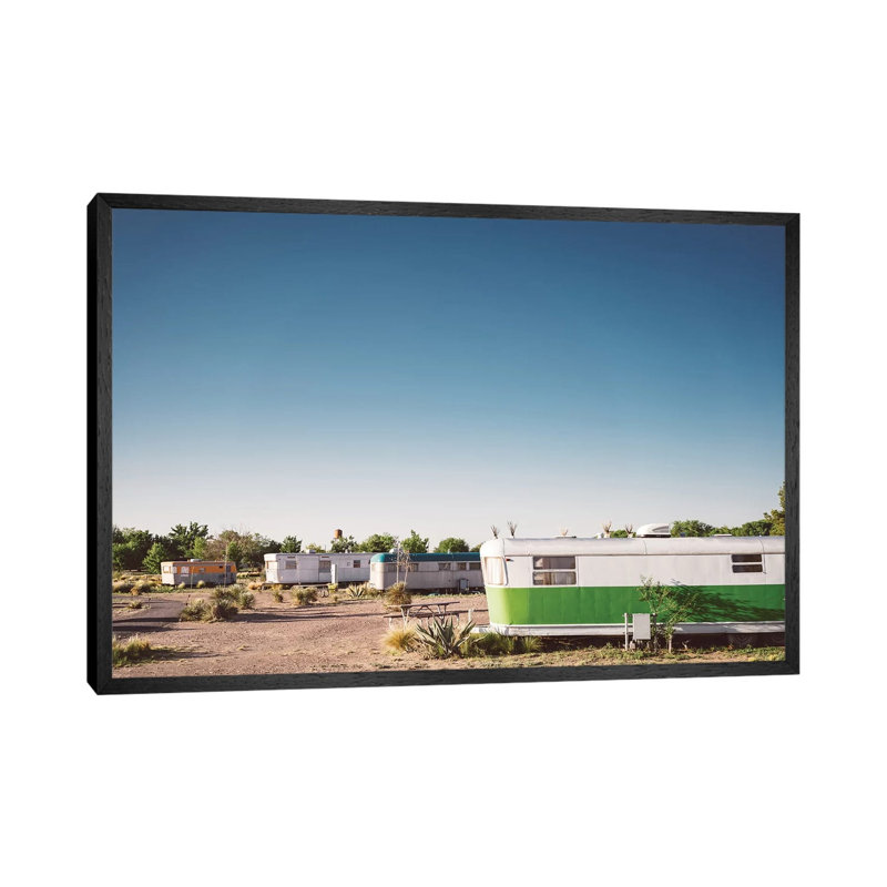 El Cosmico II by Bethany Young - Print on Canvas, Black Framed, 45.72cm H x 66.04cm W x 3.81cm D