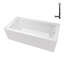 Baignoire en alcôve en acrylique avec drain à droite 60 po x 32 po Streamline-101700142