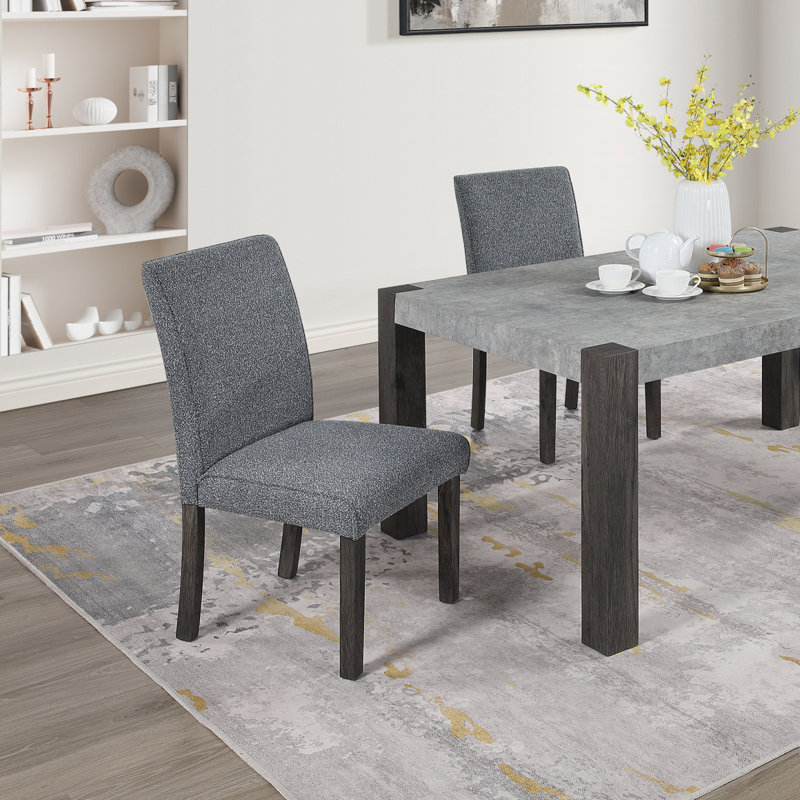 Chaises de salle à manger gris Marcia (ensemble de 2)