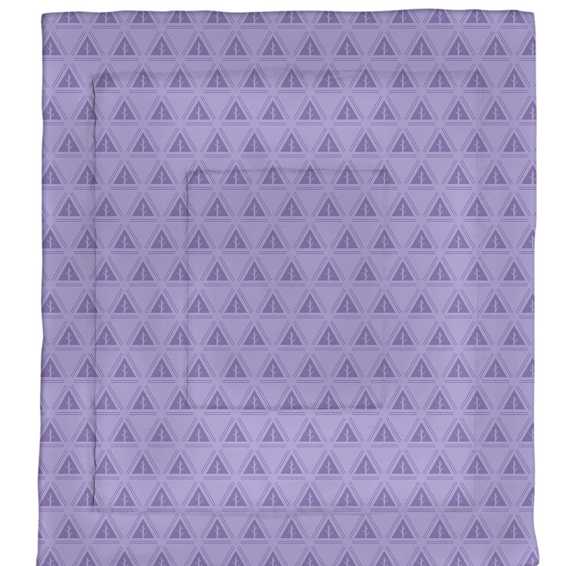 Édredon réversible en microfibre Theo Nath, Édredon simple, Mauve