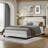 Verona Linen Platform Bed