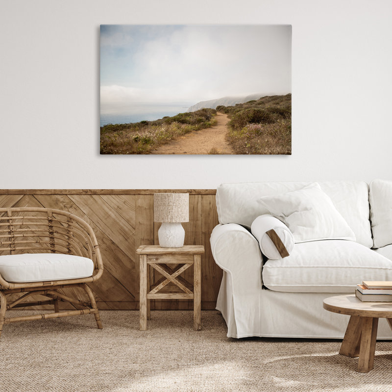  Art mural sur toile Wild Coast Pathway par Crystal Lynn Collins, H 30 po x l 45 po