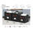 DECOMOMO Storage Bins, Cube Storage Bin with Labels, Fabric Storage Cubes for Shelves (10.5" x 11" / 6pcs, Black)-703167446-703167443