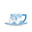 10 tasses à thé et soucoupes Bella