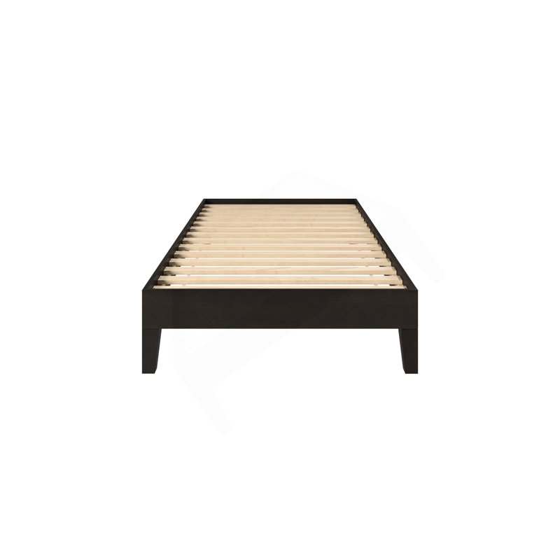 Lit plateforme simple - noir, Lit simple, Noir