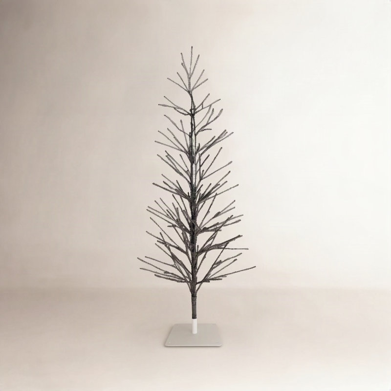 Arbre de Noël artificiel avec lumières DEL multicolores, Lumières multicolores