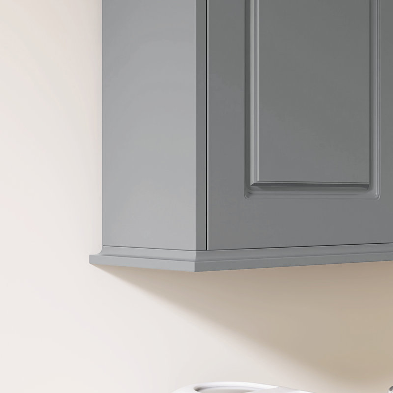 Red Barrel Studio® 24'' Wall Bathroom Cabinet Wall Medicine Cabinet, Gray