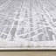 Tapis de salon en polypropylène gris résistant aux taches-87811170