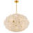 Audrey 8-Light Brushed Gold Pendant Light