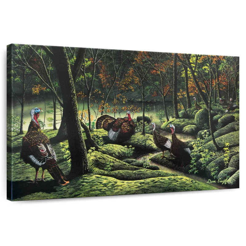 Alvord The Turkey Gathering, 16" H x 24" W