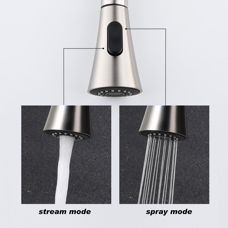 Pull Down Single Handle Kitchen Faucet