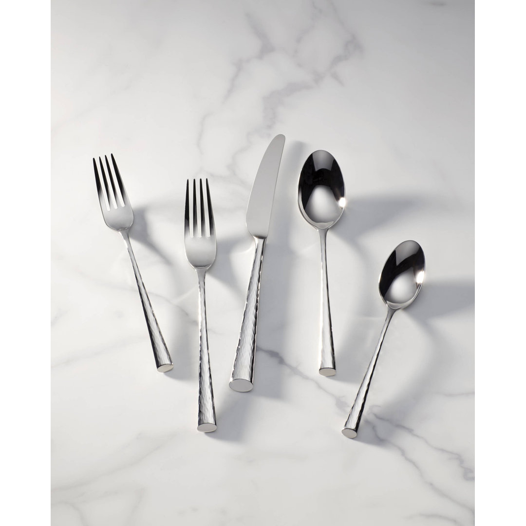 Imperial Caviar 5-Piece Flatware Set Lenox