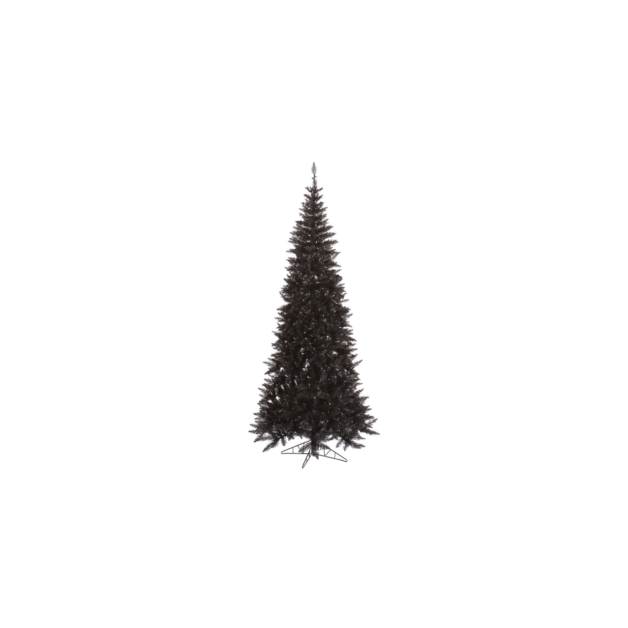 Slaytonville Black Fir Slim Artificial Christmas Tree, 5.5' H, Not Pre-Lit