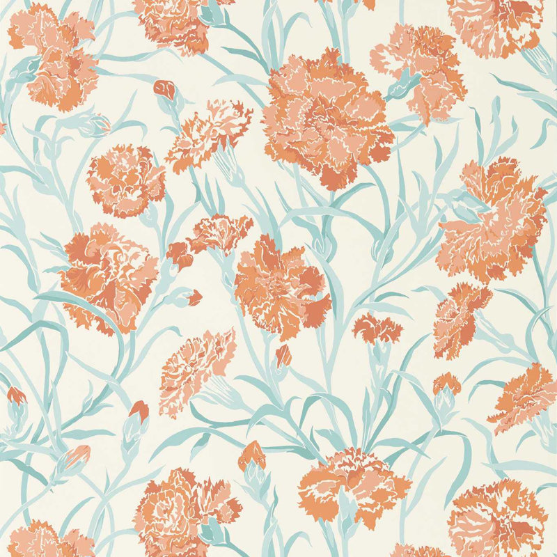 Fleur De Joie, Paprika/Aqua/Soft Focus