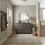 Commode double 6 tiroirs l 46,1 po Bhure-93594505