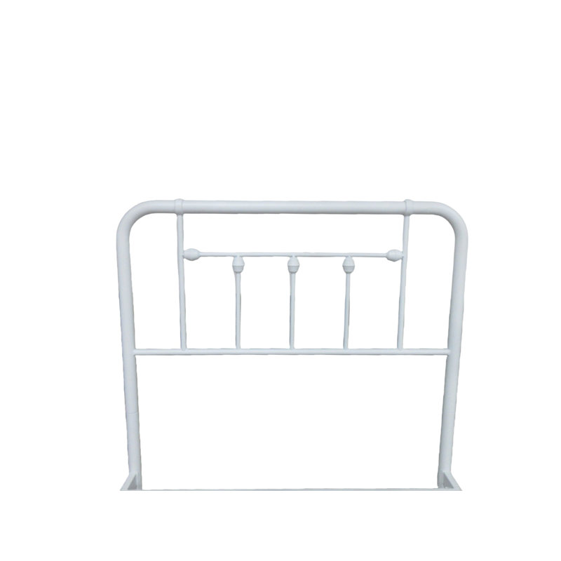 Nelya Metal Platform Bed, Twin, White