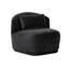 SORAYA SWIVEL ARMLESS CHAIR - SHADOW GREY