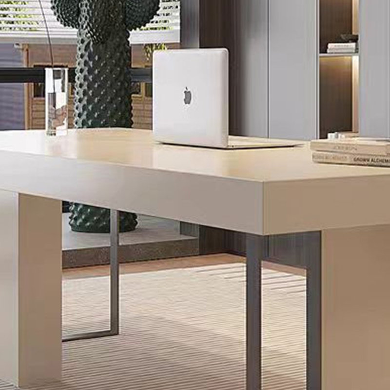 Modern Minimalist Desk, 29.52" H x 55.11" W x 27.55" D 
