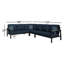 Ensemble de conversation modulaire d'extérieur 6 personnes avec coussins Sunbrella® Townsend-102880557-102880552