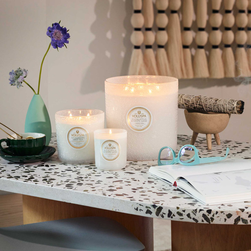 Eucalyptus And White Sage 5 Wick Hearth