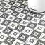 Twenties Vertex Mini 4" x 4" Ceramic Patterned Wall & Floor Tile