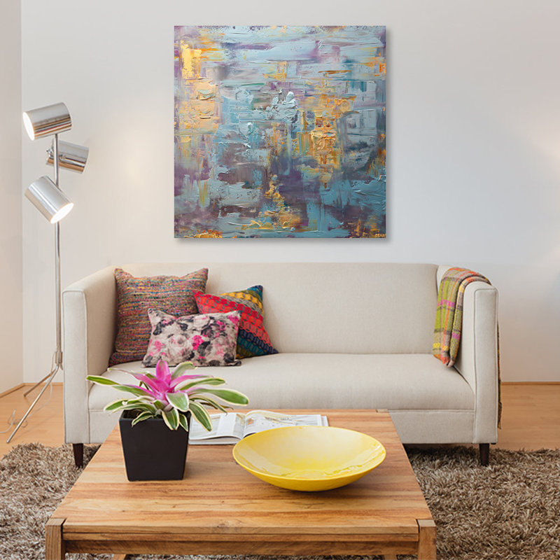«Swiger The Moon», reproduction sur toile, H 18 po x l 18 po x P 1,5 po, Toile tendue, Pas de tapis
